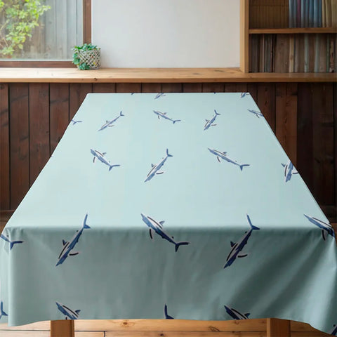 Blue Shark Tablecloth Decorative Modern Kitchen Dining Room Table Cover Home Textiles on AliExpress.comWorld's Largest Online Sh
