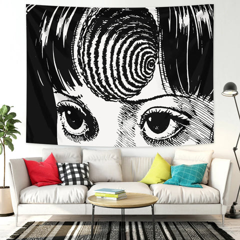 1pc Interesting Tapestry, Personalized College Dormitory Decoration Human Body Cave Tapestry Art Decoration Wall Hanging