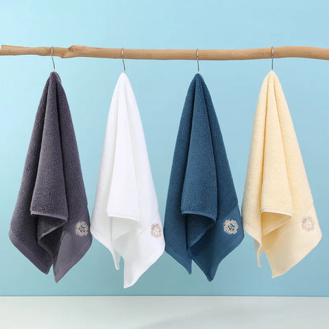 1/5/10PCS Cream Bathroom Cotton Towel 35x75cm 70x140cm Hand Face Big Bath Towel Soft Gift Absorbent Sport Absorbent Towel 수건 세트