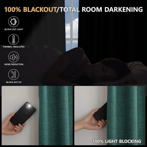 350m Height Custom Made 310CM Length 100% Blackout Living Room Curtains For Faux Linen High Ceiling Bedroom Window Curtain