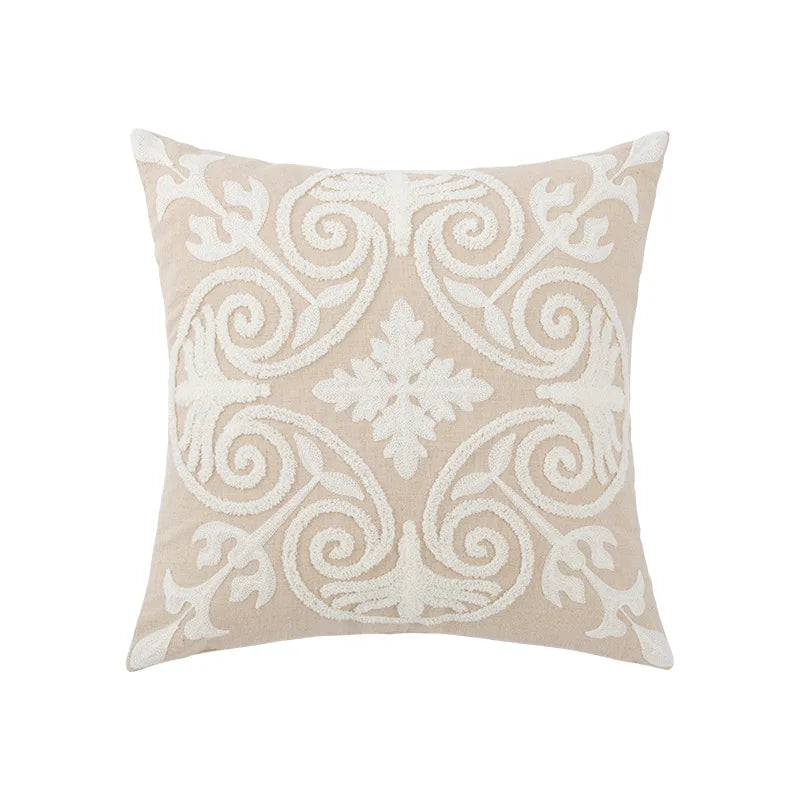 наволочки новог Cushion Cover Daisy Yellow Floral Geometric 45x45/30x50cm Blue Embroidery Soft Cozy Pillow Cover for Living Room