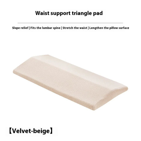 Lumbar Support Pillow, Back Support Memory Foam Pillow For Sleeping In Bed Waist Support Cushion For Lower Back Pain Relief