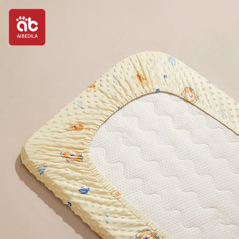 120x60cm Baby Crib Fitted Sheet For Newborn Soft Bed Cot Mattress Cover Boy Girl Toddler Bedding Allow Custom Make