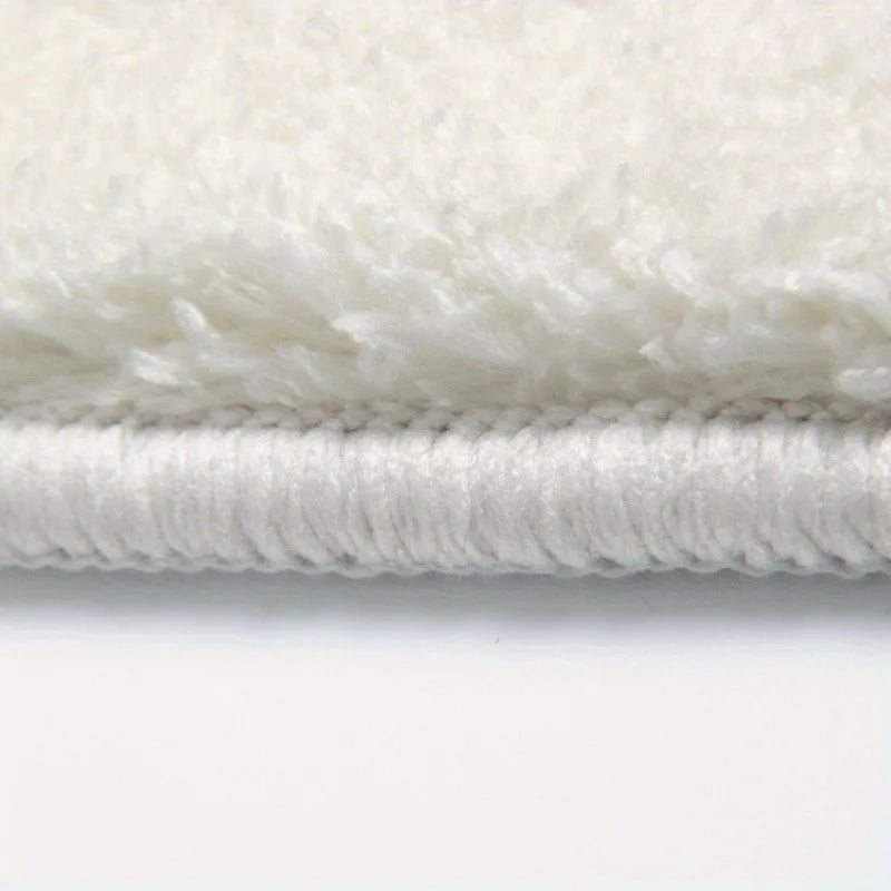 Irregular Flowers Soft Plush Carpet Simple Girl Bedroom Rugs Modern Living Room Sofas Home Decoration Cloakroom Fluffy Foot Mat