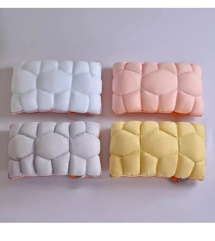 2025 spring and summer super soft and skin-friendly feather velvet pillow household comfortable neck pillow breathable and soft