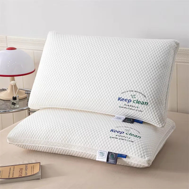 3D Cervical Neck Pillow with High Elasticity and Non Collapse Shape Memory Comfortable Sleeping Pillows Hotel Bedroom Bed Pillow