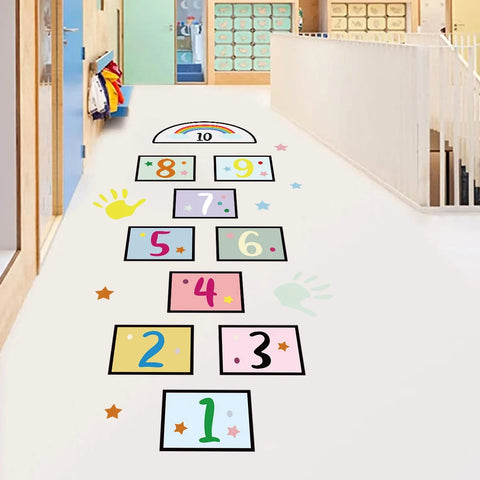 1Pc Cartoon Figure Cell Floor Sticker Kids Room Furniture Stickers Bedroom Decoration Children Baby Room for Home Living Room