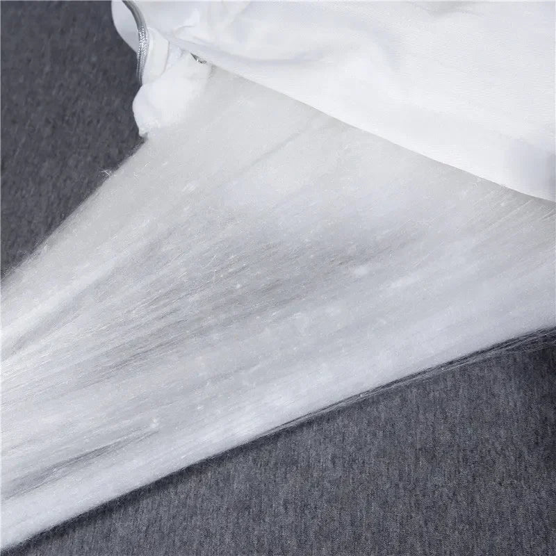 100% Mulberry Silk Quilt Healthy Beauty Handwork Silk Comforters Duvet Silk Filled Double Queen King Quilt 1PCS Durable Bedding