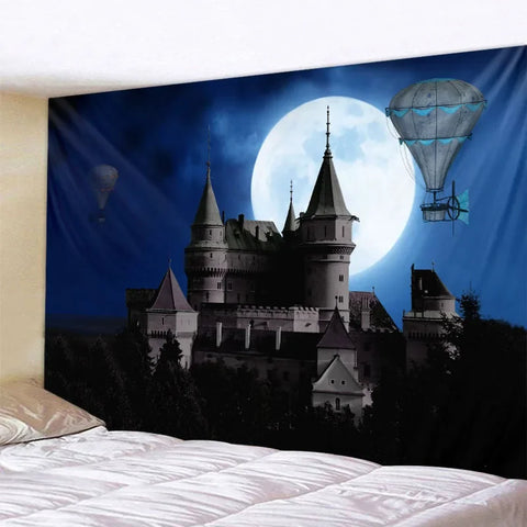 Galaxy Tapestry Soft Microfiber Material Vibrant Planets & Stars Wall Decor Perfect for Space Lovers Unique Cosmic Design