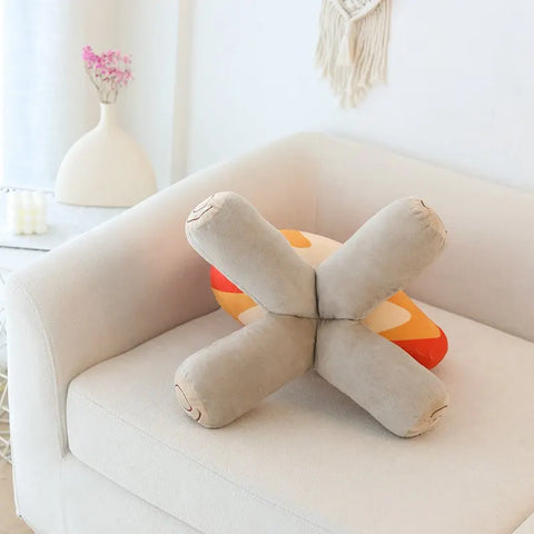 ZU 30/45cm Creative Plush Pillow Bonfire Stuffed Toy Funny Home Decor Campfire Cushion Emulational Fire Soft Doll