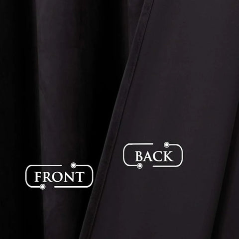Black Velvet Curtain Half Blackout Thin Fabric Curtains for Living Room Bedroom Dining Luxury Window  Decor 창문커텐 Modern Elegant