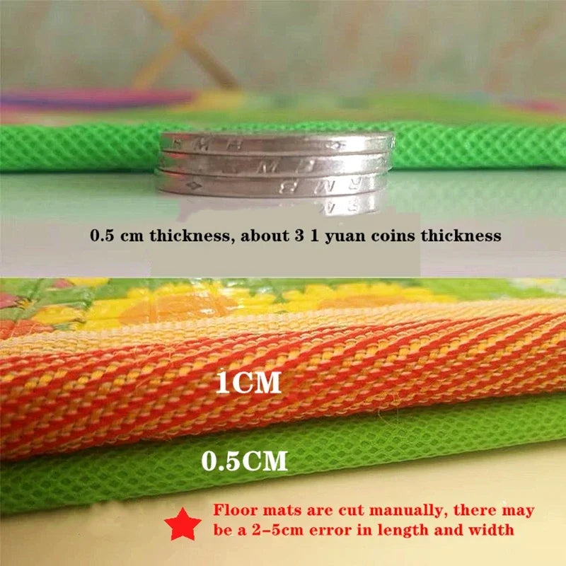 200*180cm Large Size Cartoon Baby Play Mat Xpe Puzzle Children's Mat Baby Climbing Pad Kids Rug Baby Games Mat Toys for Children