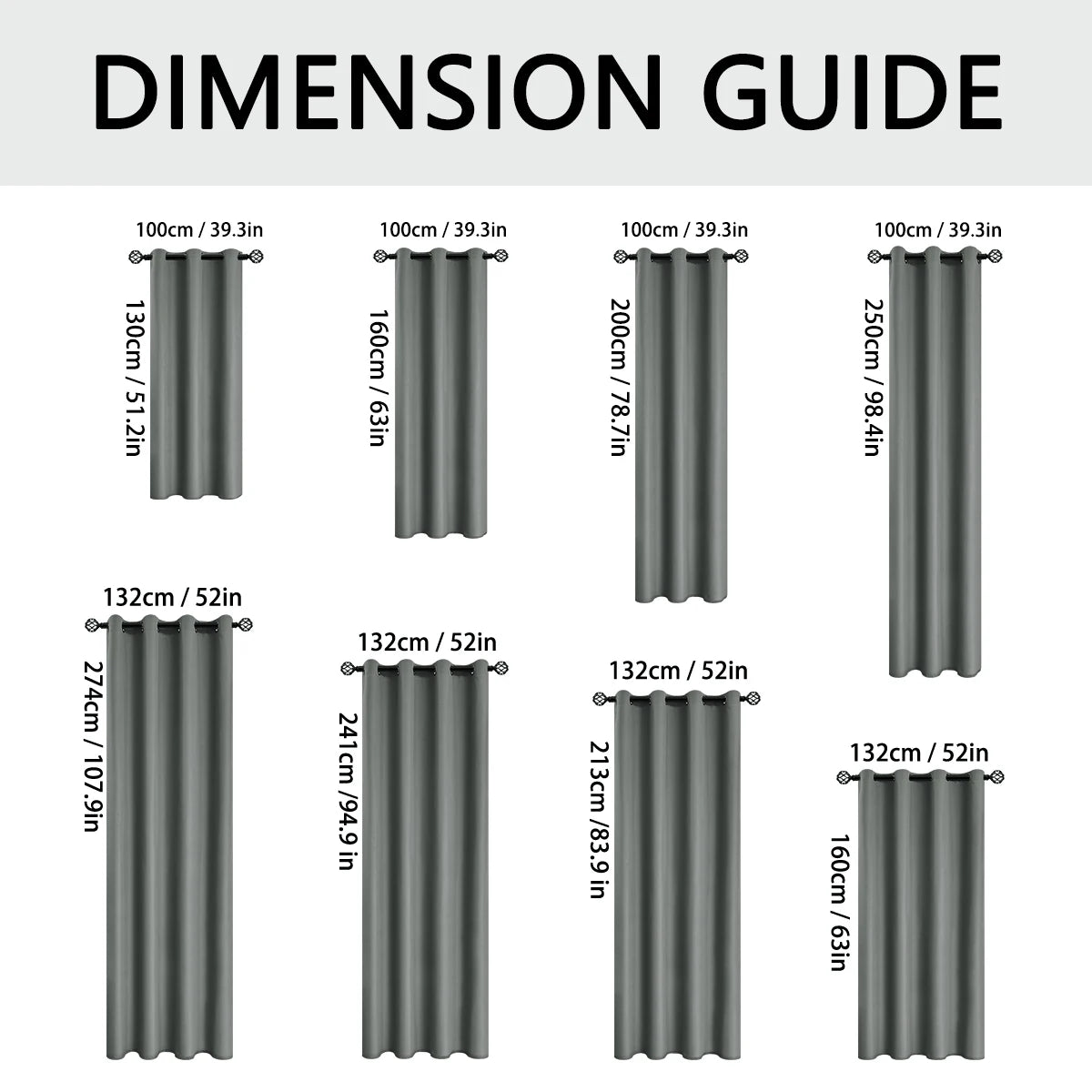 1pc Solid 100% Blackout Curtains with Grommets, Total Privacy Drapes for Bedroom, Beautiful Curtains for Living Room