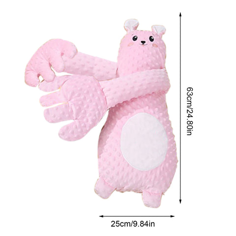 Adjustable Automatic Baby Patting Sleep Pillow Startle Prevention Soothing Palms for 0-3 Toddler Remote Control Baby Sleep Aid