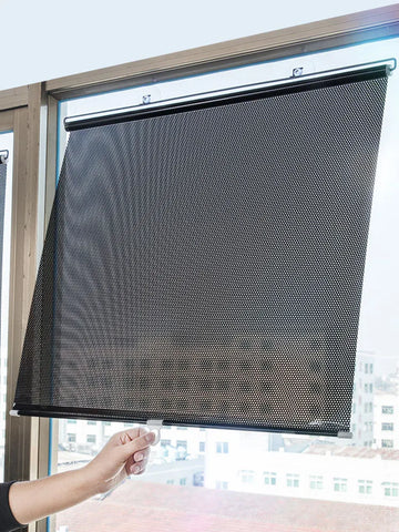 Suction Cup Sunshade Nail-free Window Shade Easy To Install Window Sun-shading Curtains for Bedroom Home Office Bathroom