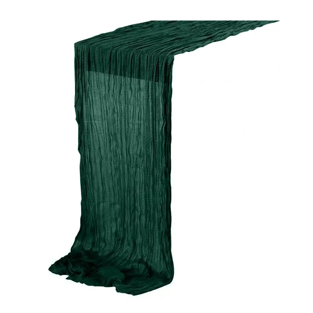 Gauze Table Runner Dinning Decoration 90*180CM Rustic Country Boho Beach Wedding Party Table Decor Christmas Table Runners