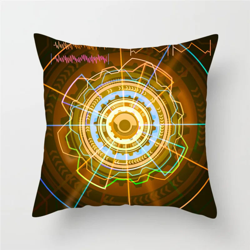 Cartoon Astronaut Rocket Spaceship Sofa Home Bedroom Decoration Pillowcase Kids Room  Space Theme Cushion Cover