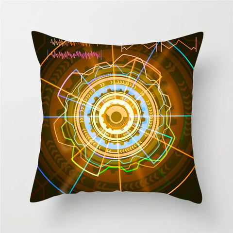 Cartoon Astronaut Rocket Spaceship Sofa Home Bedroom Decoration Pillowcase Kids Room  Space Theme Cushion Cover