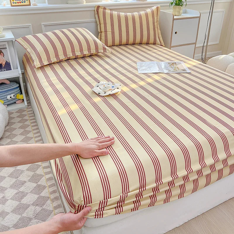 Bedspreads Cartoon Kids Bedding Fitted Sheet Elastic Band Around Mattress Cover Single King Size Sabanas Bed Cover Bed Sheets
