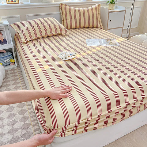 Bedspreads Cartoon Kids Bedding Fitted Sheet Elastic Band Around Mattress Cover Single King Size Sabanas Bed Cover Bed Sheets