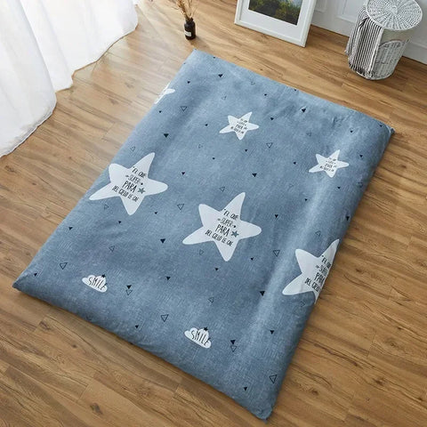 360° Fully Enclosed Mattress Protector Cover withZipper Polyester Student Dormitory Single MattressCover Floor Cushion Protector