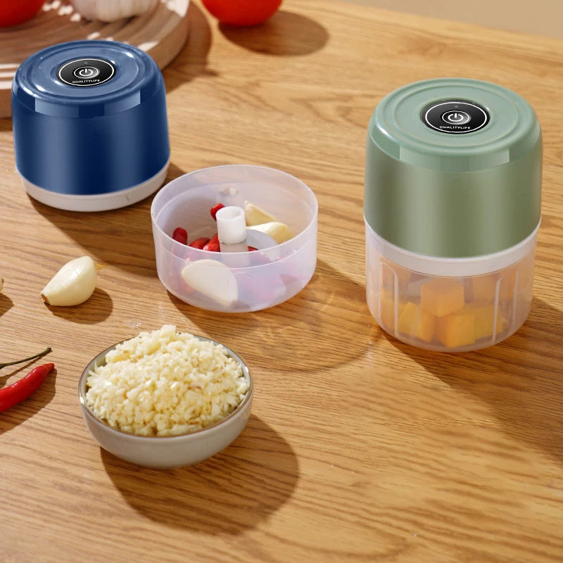 Garlic Masher Garlic Pounder Garlic Crusher Home Kitchen Automatic Garlic Mincer Cooking Machine
