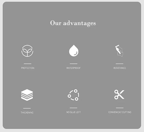 Kitchen Oil-Proof Film Stove Waterproof Moisture-Proof  Wallpaper Countertop Self-Adhesiv Cabinet Renovation Tile Marble Sticker