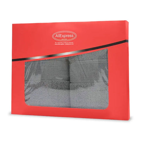 Cotton Towel Bathroom Face Towel Strong Absorbent Soft Non-shedding Adult Towel Thickened Box in Two Packs