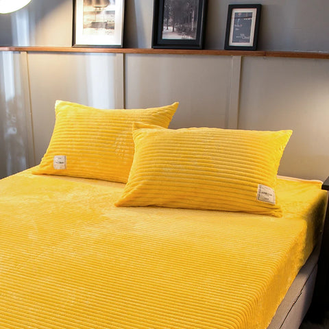 Puffy Duvet Cover Super Soft Plush Bedding Set Fall And Winter Thickened Plush Double Bed Cove