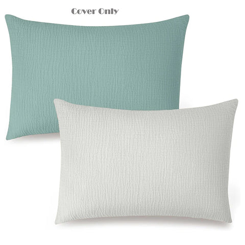 Muslin Toddler Pillowcase 100% Cotton Toddler Pillow Case Cover Soft Breathable Travel Baby Pillow Covers Envelope Closure 2PCS
