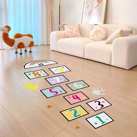 1Pc Cartoon Figure Cell Floor Sticker Kids Room Furniture Stickers Bedroom Decoration Children Baby Room for Home Living Room