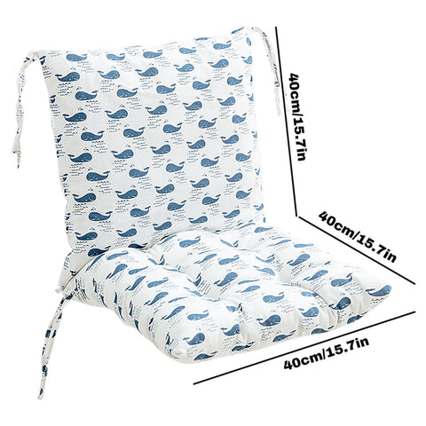 One-piece chair cushion Sofa Cotton Thick Cushion Bedroom Warm Dining Chair Printed Cushions Chair Home Decorative Cushion