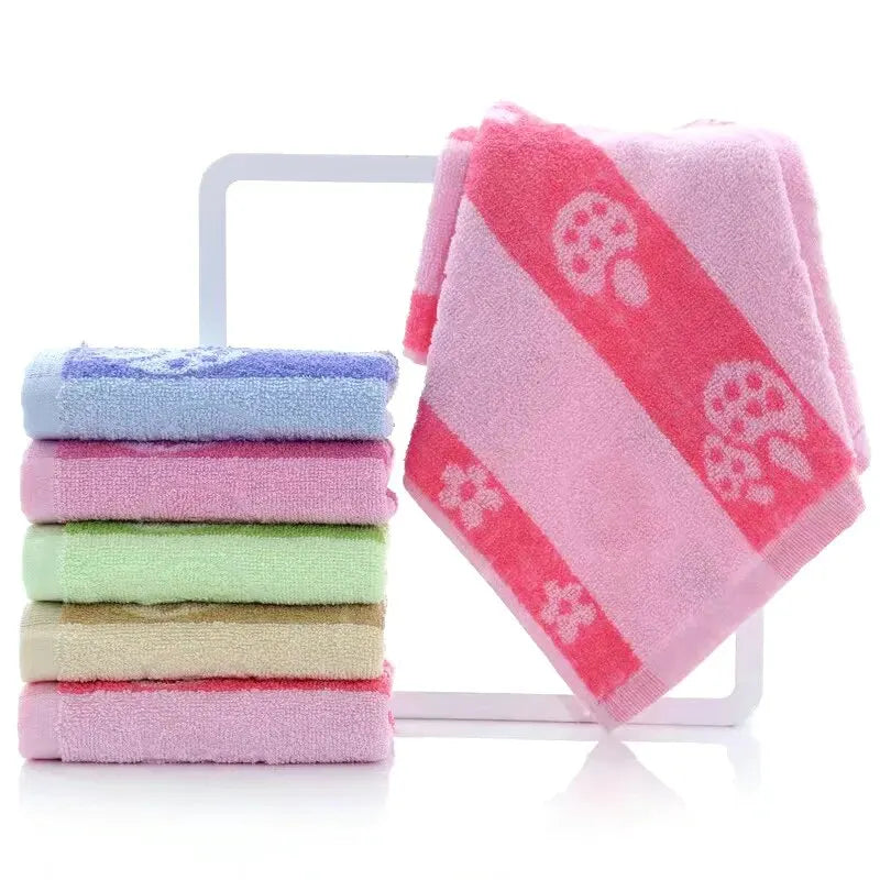 2pcs Cotton Towel Mushroom Style Absorbent Towel Quick Absorbent Soft Quick Dry Face Towel Bathroom Hotel Travel Supply