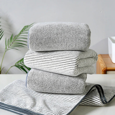 Thickening High quality bamboo charcoal coral velvet fiber bath towel Super Absorbent And Quick Drying Bath Towel Bathroom Use