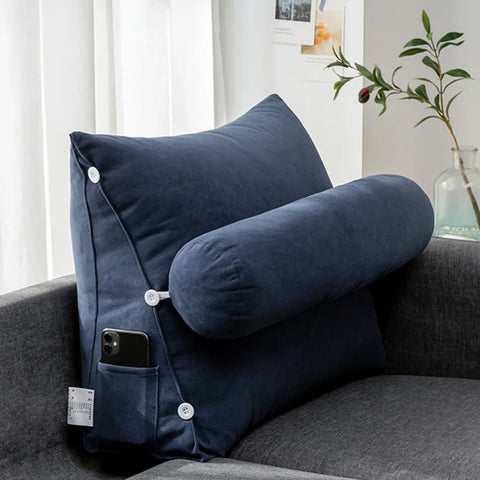 Sofa cushion, simple triangular cushion, pillow, living room backrest