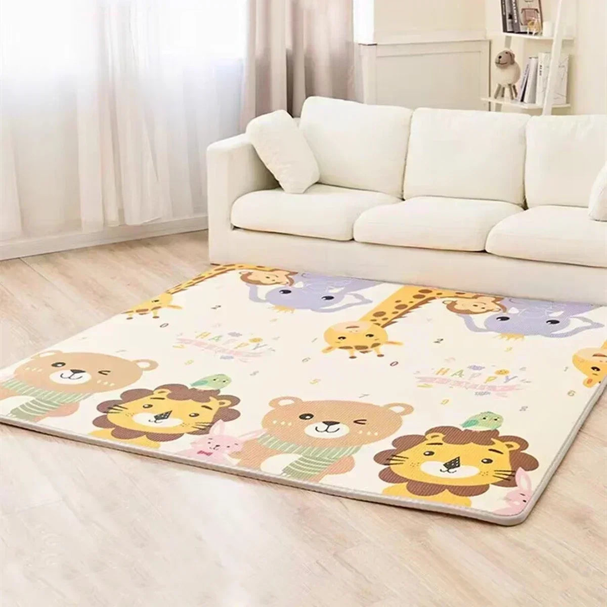 200*180cm Large Size Cartoon Baby Play Mat Xpe Puzzle Children's Mat Baby Climbing Pad Kids Rug Baby Games Mat Toys for Children