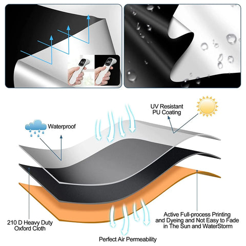 100 Blackout Window Cover Darkest Light Block Black Privacy Film House Home Tint Glass Cloth Curtain Bedroom UV Sunshade Sun