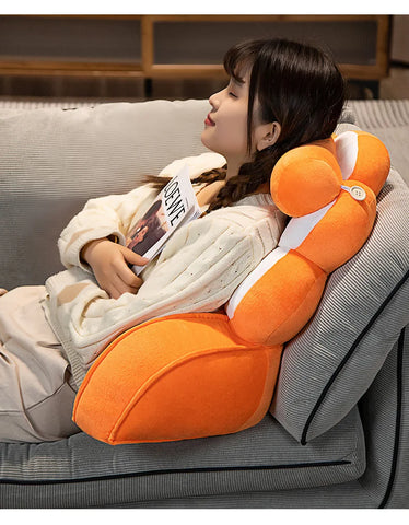 Bedside cushion pillow, office waist cushion, pillow, sleeping, reading, playing with mobile phone tools