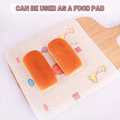 500/50pcs Disposable Rags Kitchen Non-Woven Cleaning Cloth Thicken Small Washing Dishcloths Rag Wipe Home Scouring Pad Wholesale