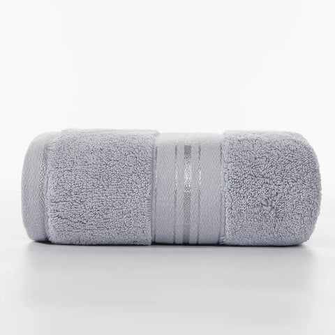 1pc Face Hair Towel 100%Cotton Soft Absorbent Solid Blue Grey Towels Toalla For Kids Adults Home Hotel Bathroom Textile 34*75cm