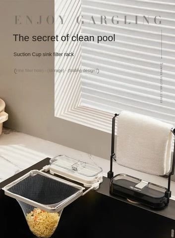 Hanging Net Filter Bag Multi-Purpose Triangle Drainage Rack Drain Basket Kitchen Sink Filter Leftovers Soup Food Drainer