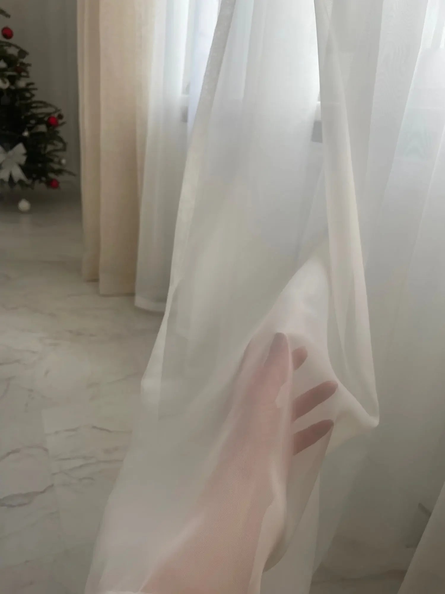 Modern White Solid Tulle Curtains for Living Room Bedroom Balcony Window Screening Sheer Voile Drapes Gauze Treatments Door