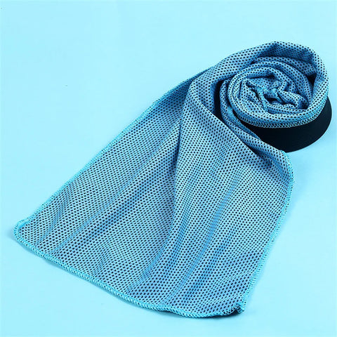 Cooling Towel Workout Towel Ice, Microfiber Towel Soft Breathable Chilly Towel for Sports Yoga Gym Outdoor Ice Towel for Neck