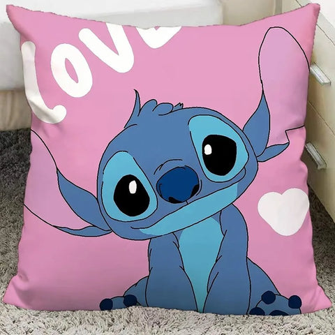 Cute interstellar baby Stitch pillow cover polyester material living room sofa cushion cover bedroom room home decoration