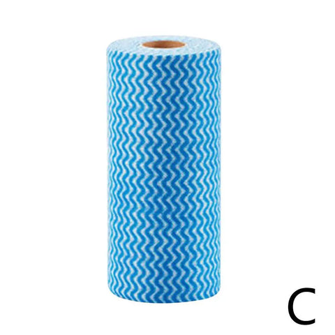 50 Paper Towel Roll Cleaning Cloth Disposable Cleaning Wipe Cloth Kitchen Household Dish Towel Cleaning Cloth Cleaning Towe S5I6
