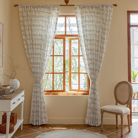 Custom Artistic Nature Print Curtains Breathable Blackout Curtains with Print Blackout Curtain for Translucent Bedrooms