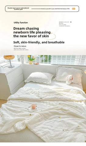 Summer Ice Cool Thin Quilt Comforter Soft Air Conditioning Quilt/Duvet/Blanket Bed 150 Single Bed Quilt