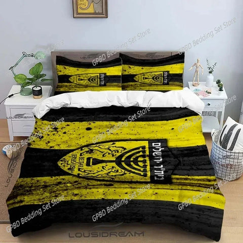 Beitar Jerusalem Fc Bedding Set For Bedroom Soft Modern Bedspreads Comefortable Kids Duvet Cover Quilt Cover And Pillowcase