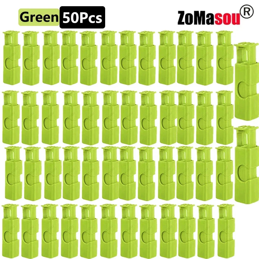 60-1Pcs Food Sealing Clips Bread Storage Bag Clips For Snack Wrap Bags Spring Clamp Reusable Kitchen Organization Sealing Clamp