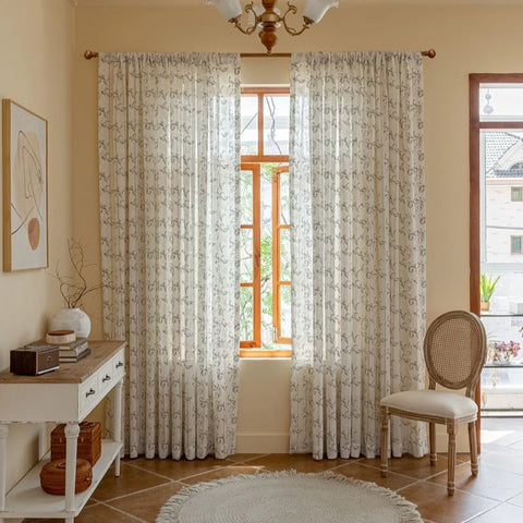Custom Artistic Nature Print Curtains Breathable Blackout Curtains with Print Blackout Curtain for Translucent Bedrooms